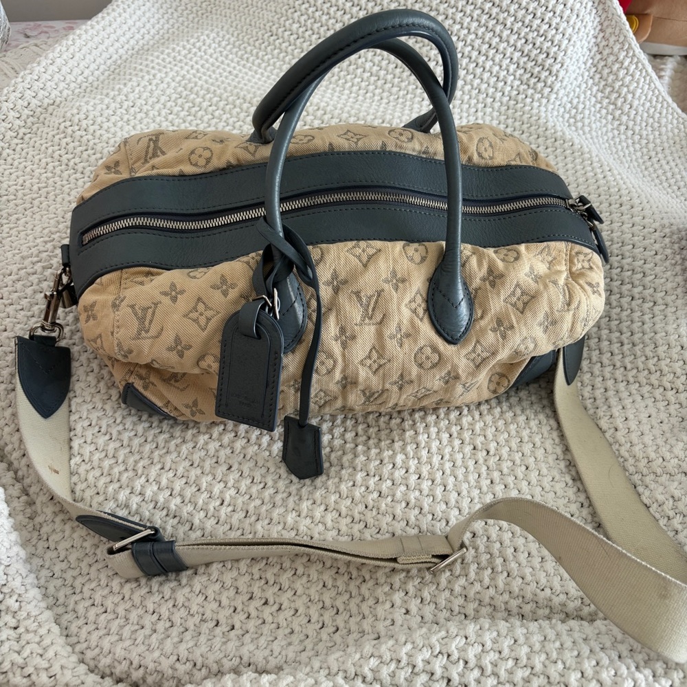 Louis Vuitton denim speedy squat MM - Picture 2 of 11